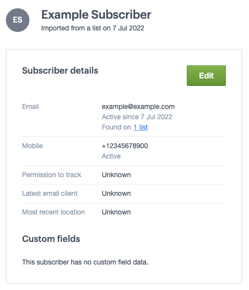 Working with mobile numbers for SMS campaigns